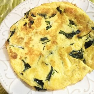 朝食に。ほうれん草のスパニッシュオムレツ